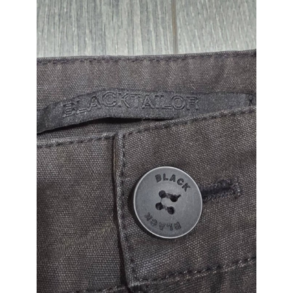 BlackTailor Black cargo 100% cotton workwear Y2K pants Sz 28 A004123 - Picture 7 of 11